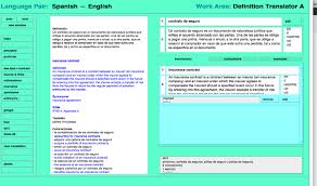 Examples of translating «pagar» in context Screenshot Of The Spanish English Accounting Database Editors Layout Download Scientific Diagram