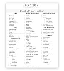 Decor Staples Checklist Truly Must Have Decor Items For Your House Decor Checklist Decor Essentials Wall Decor Storage