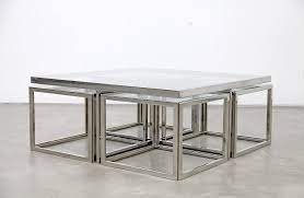 Choose from contactless same day delivery, drive up and more. Chrome Coffee Table With Four Nesting Tables Adore Modern