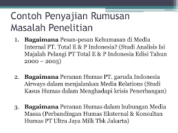 Contohnya seorang peneliti akan mengangkat suatu masalah mengenai suatu kasus tentang inilah salah satu cirri khas penelitian kualitatif yang memang luwes, longgar dan terbuka. Rumusan Masalah Judul Penelitian Kualitatif Contoh Latihan Ppt Download