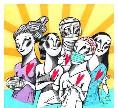 El kit contiene material de información pública y educacional, para su uso por enfermeros de cualquier lugar. El Artista Ignasi Blanch Dedica Una Ilustracion A Las Enfermeras En Su Dia Internacional Noticias De Enfermeria Y Salud