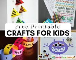 Wondering what printable activities you can quickly print out to keep the kids busy on a cold winter day? 100 Free Printable Crafts For Kids Allfreekidscrafts Com
