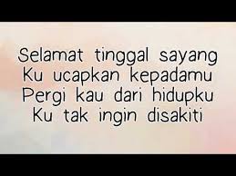 Tersiksa jiwa ini terluka hati ini sayangku. Haqiem Rusli Selamat Tinggal Sayang Lirik 2018 New Version