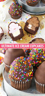 Ultimate Ice Cream Chocolate Cupcakes Easy Summer Dessert Idea Recipe Chocolate Cupcakes Easy Summer Desserts Ice Cream Cupcakes