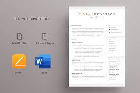 However, there's little information about what not to put in a cover letter. Resume Template And Cover Letter 4 Pages Cv In Resume Templates On Yellow Images Creative Store