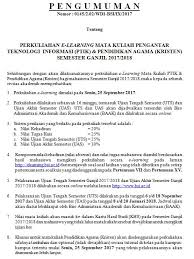 Berikut bospedia memberikan soal uts bahasa inggris kelas 10 sma/ma. Bsi Ar Twitter Info E Learning Matakuliah Pengantar Teknologi Informasi Dan Komunikasi Dan Pendidikan Agama Kristen Dimulai 25 September 2017 Https T Co 5cmptpljah