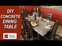This episode shows how to make concrete kitchen countertops out of quikrete 5000. How To Make A Concrete Dining Table Magone 2016