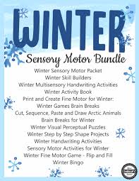 Winter Bundle For Fine Motor Gross Motor And Visual Perceptual Activities Your Therapy Source Have you met our arctic friends? winter bundle for fine motor gross motor and visual perceptual activities