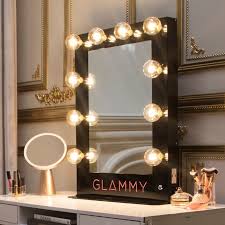 It should fit snugly lengthwise into your box, but with the same width as the mirror. Hollywood Vanity Mirror W Dimmable Lights Glammy Ginger