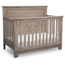 Simmons Kids Slumbertime Monterey 4 In 1 Convertible Crib Rustic White Convertible Crib Baby Nursery Furniture Baby Cribs
