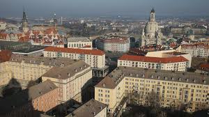 Dresden from the rathaus (city hall) in 1945, showing destruction. Dresden The World War Two Bombing 75 Years On Bbc News