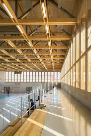 Vertically Rhythmic Gymnasium By Atelier Zundel Cristea Fitnessstudio Architektur Sporthalle Baukonstruktionen
