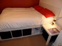 bed made from lack table and expedit self ikea hackers how to make bed bookshelf bedframe ikea bed