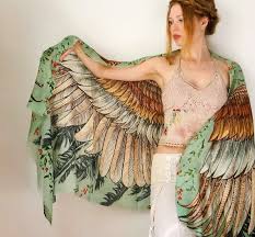 Sempre Na Moda Lencos Que Imitam Asas De Aves Jp Top Ideias Fashion Roupas Festival Roupas Boemias