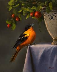 Orange Birds Of Western Washington Mary Kay West 900x720 Bird Art Flower Painting Animal Paintings