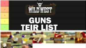 Jailbreak weapons tier list (images are from the wiki) media. The Wild West Guns Tier List Roblox Youtube
