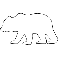 There has been a large increase in coloring books specifically for adults in the last 6 or 7 years. Black Bear Outline Coloring Page Bear Outline Coloring Buddy