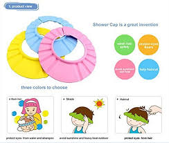 Get it as soon as thu, apr 1. Baby Shower Gap Shineus Adjustable Waterproof Bath Cap Visor Hat Shower Bath Protection Soft Cap For Children Baby Kids Set Of 3 Pink Blue Yellow Amazon De Beauty