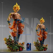 Goku's family, like most saiyans, are all named after root vegetables (burdock, leek, radish, and carrot). Cw Studio Dragon Ball Z Goku Super Saiyan Ssj2 Resin Statue 1 6 Statue In Stock Ebay