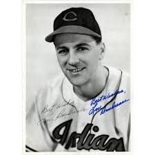 Lou Boudreau Autographed 6.5x9 Photo Picture Pack 1948 Cleveland Indians  "Best Wishes" Beckett BAS #F98270