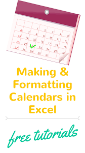 Create A Monthly Calendar In 2020 Excel Tutorials Excel Calendar Create A Calendar
