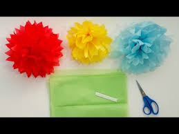 Tissue paper flowers step by step. How To Make Tissue Paper Flowers 5 Steps Instructables