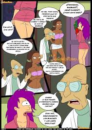 Futurama xxx Entrega de Navidad Leela y Amy Follando