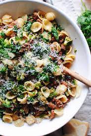 Orecchiette With Sausage Sun Dried Tomatoes And Broccoli Bev Cooks Pasta Dishes Recipes Italian Recipes