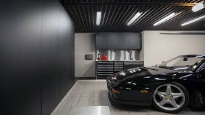 50 Garage Lighting Ideas For Men Cool Ceiling Fixture Designs Garage Lighting Garage Design Garage Interior