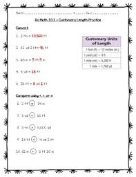 download go math 5th grade 11.11 homework answers. Go Math Practice 5th Grade 10 1 Customary Length By Joanna Riley