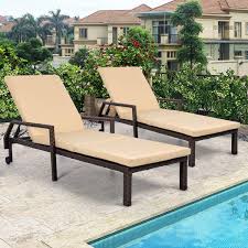Patio Lounge Chairs With Wheels In 2020 Pool Lounge Chairs Outdoor Chaise Lounge Chair Outdoor Patio Chaise Lounge