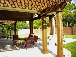 For the ambitious, a diy fire pit is a great project. Covered Patio Pergolas And Fire Pit Klassisch Patio Houston Von Tradition Outdoor Living Houzz