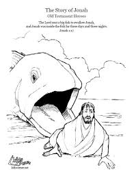 Jonah And The Big Fish Coloring Page Script And Bible Story Http Kidscorner Reframemedia C Jonah And The Whale Sunday School Coloring Pages Bible Coloring