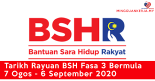 Tarikh pembayaran bantuan sara hidup 2020 terkini. Permohonan Rayuan Secara Online Dan Manual Borang Bantuan Sara Hidup Fasa 3 Bsh 2020