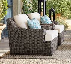 Huntington All Weather Wicker Slope Arm Lounge Chair Outdoor Lounge Furniture Lounge Furniture Furniture