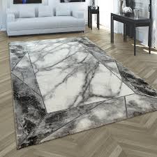 Nun teppich fellimitat ca165 x 230 cmtaupe günstig daneben poco aufkaufen oder belegen. Teppich Wohnzimmer Kurzflor Marmor Optik Mit Bordure Modern Geometrisch Silber Kaufen Bei Diva Teppich Center