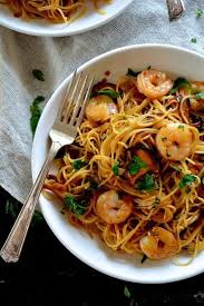 Soy Sauce Butter Pasta With Shrimp And Shiitakes Recipe Butter Pasta Recipes Seafood Recipes