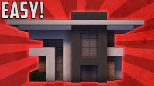 How To Build A Small Modern House In Minecraft Step By Step Minecraft How To Build A Small Modern House Tutorial 7 Minecraft Modern Minecraft Minecraft Designs