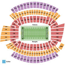 brown stadium seating chart bengals seating chart with rows