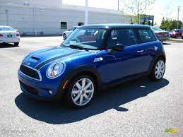 Blue Mini Cooper Blue Mini Cooper Mini Cooper Car Colors