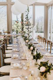 Trevenna Barns Wedding Delightfully Rustic Peach Country Barn Whimsical Wonderland Weddings Classic Wedding Decorations Long Table Wedding Wedding Balloon Decorations