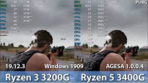 Amd Ryzen 3 3200g Vs Ryzen 5 3400g Vega 8 Vs Vega 11 Pubg Dota 2 Fortnite Cs Go Ect Youtube