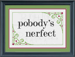 Cross stitch cross stitch pattern details: Pobody S Nerfect Cross Stitch Pattern Art Collectibles Cross Stitch Kromasol Com
