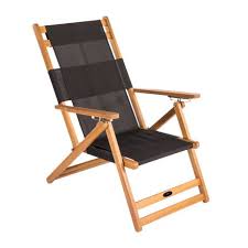 Patio Flare Patioflare Beach Chair With Leg Rest Black Black Folding Beach Chair Beach Chairs Camping Chairs