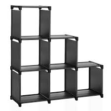 Take advantage of its vertical space with modular shelves—tack on as many sections as you like to create custom configurations. Songmics 6 Cube Storage Shelves Modular Bookshelf Toy Rack Display Cabinet And Closet Organizer Unit Ulsn63bk Pure Black Diy Buy Online In Guyana At Guyana Desertcart Com Productid 62878341