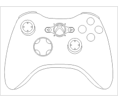 Gamepad controller coloring pages | how to draw game controller & learn colors coloring paintingthis video all about by kids coloring pagesthanks for watchin. Xbox Controller Cake Template Google Search Xbox Cake Cake Templates Playstation Cake