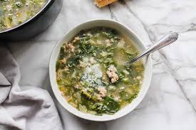 Stir escarole and beans into soup and cook until escarole is wilted and beans are warmed. Italian Sausage And Escarole Soup Whatcha Cooking Good Looking