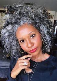 Texture Tales Tennille Shares Her Journey Of Embracing Her Silver Curls Natural Gray Hair Natural Hair Styles Curly Hair Styles