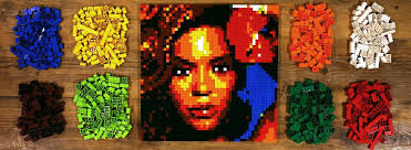 Photobrix Lego Wall Art Instruction Generator Lego Art Lego Sculptures Lego Design