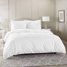 Fabric estimate is for one side only. Amazon Com Nestl Duvet Cover 3 Piece Set Ultra Soft Double Brushed Microfiber Hotel Quality Comforter Cover With Button Closure And 2 Pillow Shams White King 90 X104 Home Kitchen
